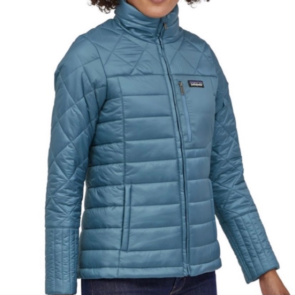 NWT Patagonia women’s radalie jacket (pigeon blue)